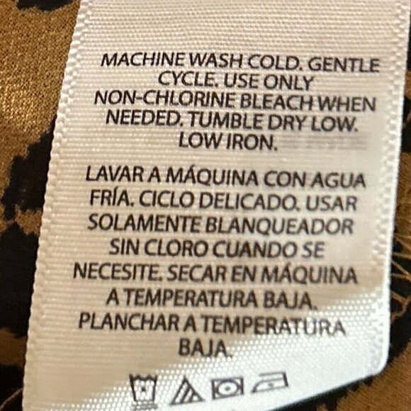 Time & Tru SZ S NWT Leopard print babydoll style 2-Piece dress Animal Boho - Picture 12 of 14